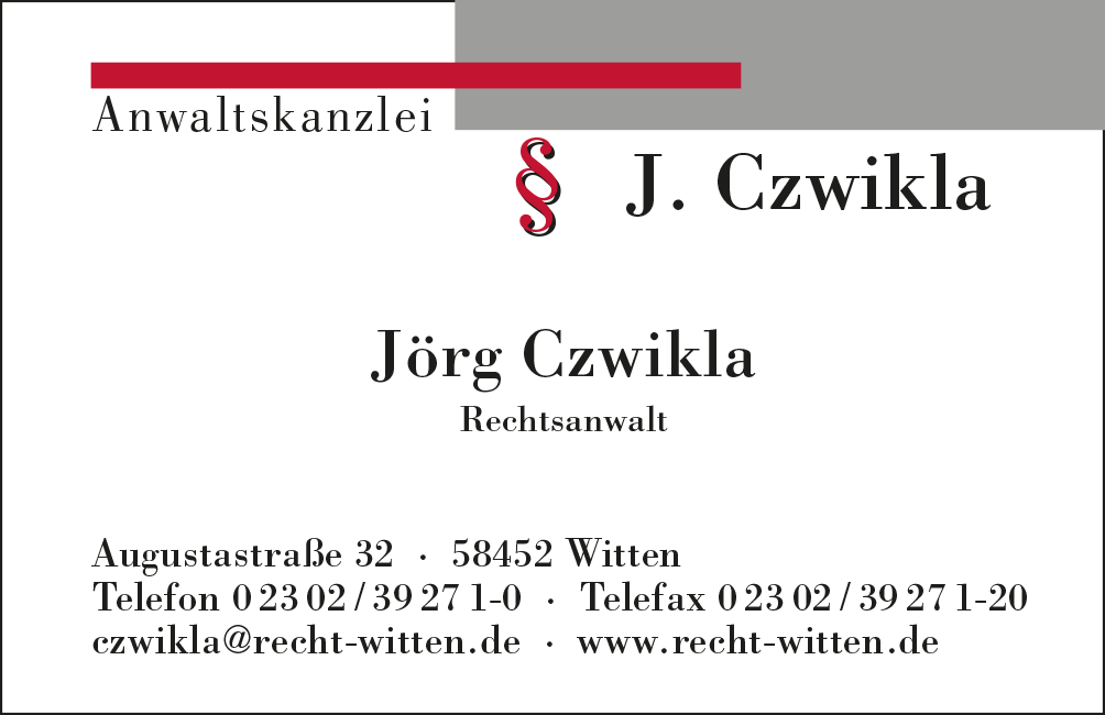 Rechtsanwalt Jörg Czwickla